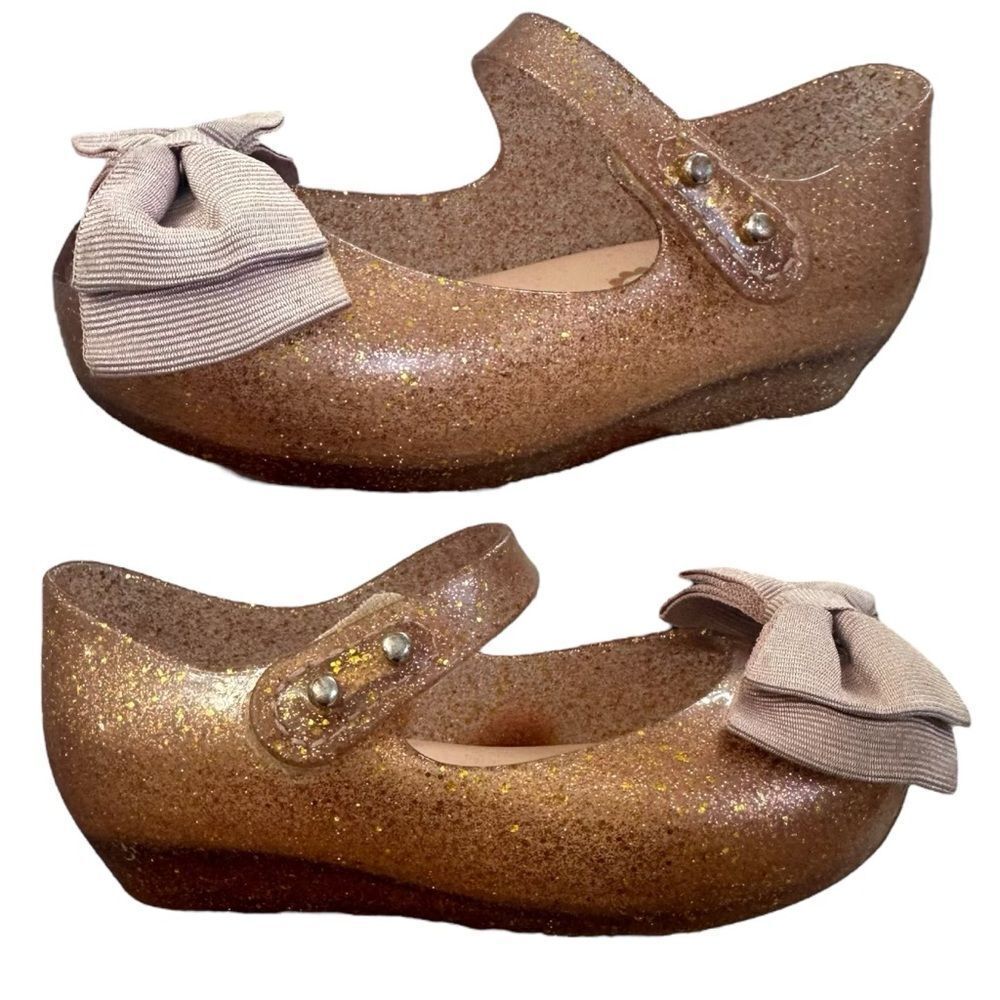 Mini Melissa Shoes Girls‎ Size 6 Ultragirl Garden Mary Jane Ballet Flats Jelly